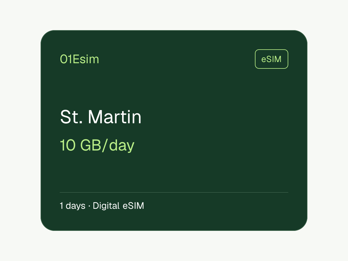 eSIM: San Martín · 10 GB/día · 1 día
